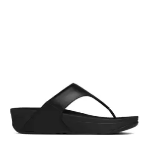Fitflop Lulu Leather Sandals - Black