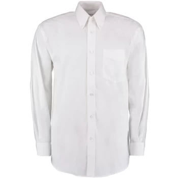 Kustom Kit - KK105 Mens 15" Long Sleeve White Oxford Shirt