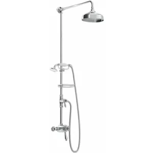 Bristan Trinity Triple Exposed Mixer Shower with Shower Kit and Fixed Head