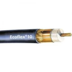 Coax Outside diameter 10.20 mm Ecoflex 10 50 90 dB Black SSB 6085 Sold by the metre