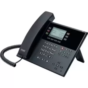 Auerswald COMfortel D-210 Corded VoIP Hands-free, Headset connection, Visual call notification, PoE Graphics display Black