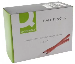 Q Connect Half Pencils Pk144