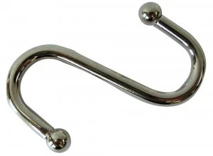 Select Hardware S Hook Ball End Polished Chrome 79mm 1 Pack