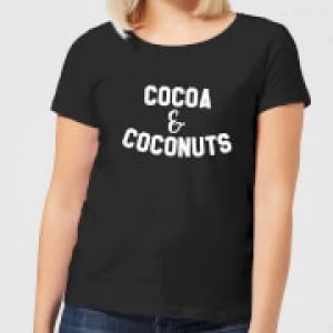 Cocoa and Coconuts Womens T-Shirt - Black - 3XL
