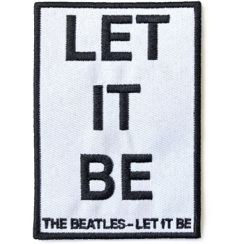 The Beatles - Let It Be Standard Patch - White/Black