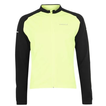 Pinnacle Thermal Long Sleeve Cycling Jersey Mens - Safty Yellow