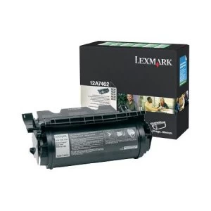 Lexmark 12A7462 Black Laser Toner Ink Cartridge