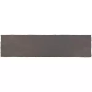 Charcoal Grey Rustic Effect Wall Tile 7.5 x 30cm - Artisan