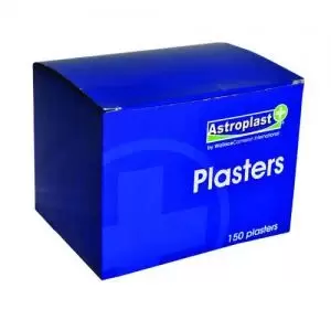 Astroplast Plasters Blue Assorted Sizes Pack 150 - 1213001 11607WC