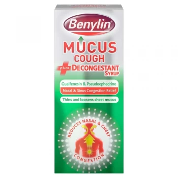 Benylin Mucus Cough plus Decongestant Syrup - 100ml
