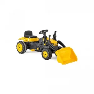 Active Yellow Pedal Tractor with Frontloader