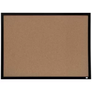 Nobo Cork Notice Board with Slim Frame 585 x 430mm, Black