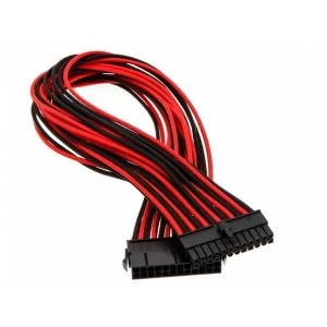 Phanteks 24-Pin ATX Cable Extension 50cm Sleeved Black & Red