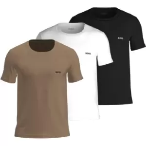 Boss 3 Pack Classic T-Shirt - Beige