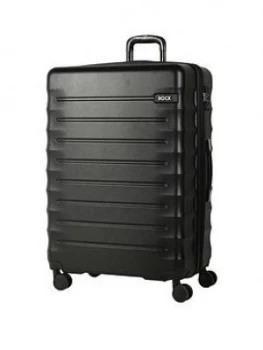 Rock Luggage Synergy Large 8-Wheel Suitcase - Black