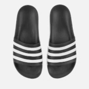 Adidas Adilette Aqua Slide Sandals - Core Black - UK 5 - Black