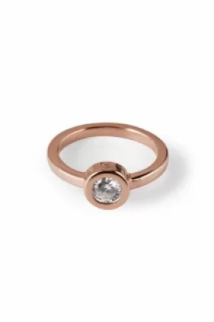Ladies Radley Rose Gold Plated Sterling Silver Fountain Road Ring Size P RYJ4000-L