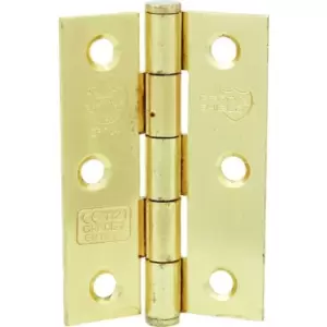 Perry 75mm 3" No. 5001 Shield Grade CE7 Certifire Fire Door Butt Hinge with Butto