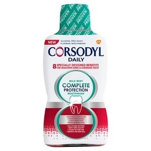 Corsodyl Daily Mouthwash Mild Mint 500ml