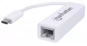 Manhattan USB-C to Gigabit (10/100/1000 Mbps) Network Adapter,...