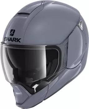 Shark Evojet Blank Helmet, grey, Size L, grey, Size L