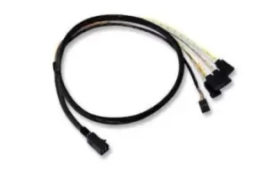 Broadcom L5-00221-00 Serial Attached SCSI (SAS) cable 1m Black