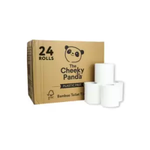 Cheeky Panda 3-Ply Toilet Tissue 200 sheets (Pack of 24) PFTOILT24