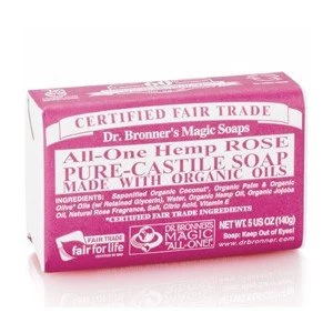 Dr. Bronner39s Organic Pure Castile Rose Soap 140g