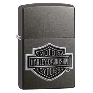 Zippo Harley Davidson Logo Grey Regular Windproof Lighter