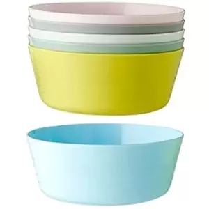 Children Colour Bowls Pack Of 6