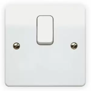 Mk By Honeywell - 20A Double Pole Switch with Flex Outlet in Base - White