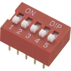 DIP switch Number of pins 4 Standard TRU COMPONENTS DS 04