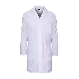 Lab Coat Medium Polycotton with 3 Pockets White