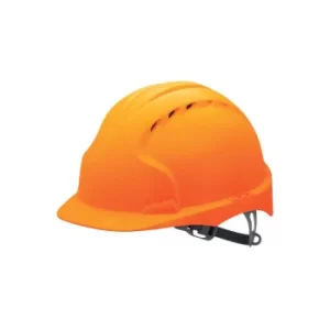 EVO3 Vented Orange Safety Helmet