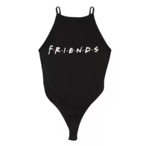Friends Womens/Ladies Logo Bodysuit (6 UK) (Black)