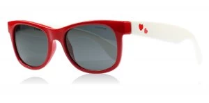 Polaroid Junior P0300D Sunglasses Red / White 0FT Polariserade 40mm