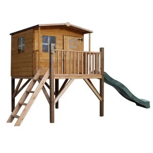 Mercia Rose Tower Playhouse with Slide
