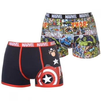 Character 2 Pack Boxers Mens - Marvel