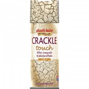 Plastikote Crackle Touch Aerosol Spray Paint Brown 400ml