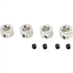 Shaft collar Compatible with (shafts): 5mm Outside diameter: 10 mm Thickness: 5mm Modelcraft 10 pc(s)