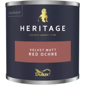 Dulux Heritage Velvet Matt Red Ochre Matt Emulsion Paint 125ml