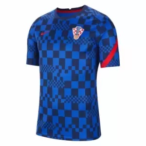 2020-2021 Croatia Pre-Match Training Shirt (Blue) - Kids