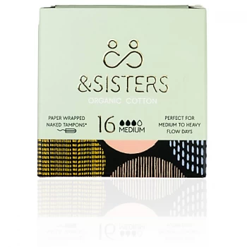 &Sisters Naked Tampons - Medium (16 pack)