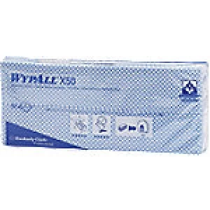 WYPALL Cleaning Cloths 7441 Blue 50 Pieces