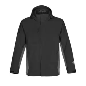 Stormtech Mens Atmosphere 3-in-1 Performance System Jacket (Waterproof & Breathable) (XL) (Black/Granite)
