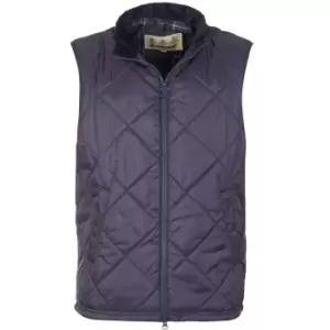 Barbour Mens Finn Quilted Gilet Navy Small