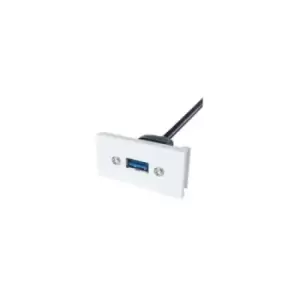 DP Building Systems 20-0008 USB cable 0.2 m USB 3.2 Gen 1 (3.1 Gen 1) USB A Black White