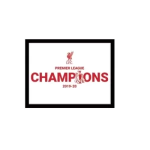 Liverpool FC Premier League Champions Picture WT 16 x 12
