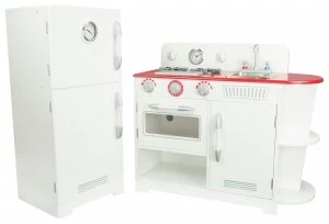 Teamson Kids Red and White Play Kitchen.