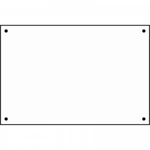 Scan PVC Rigid Backing Board 600mm 400mm Standard